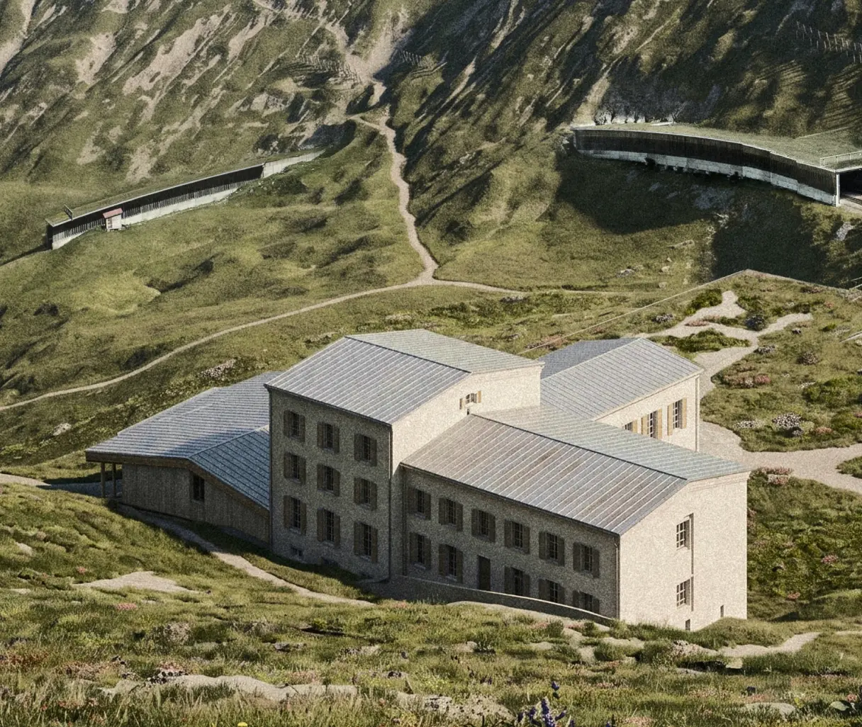 Entdecken Sie die Alpenherberge von Naye, neu gestaltet im historischen Gebäude von 1892